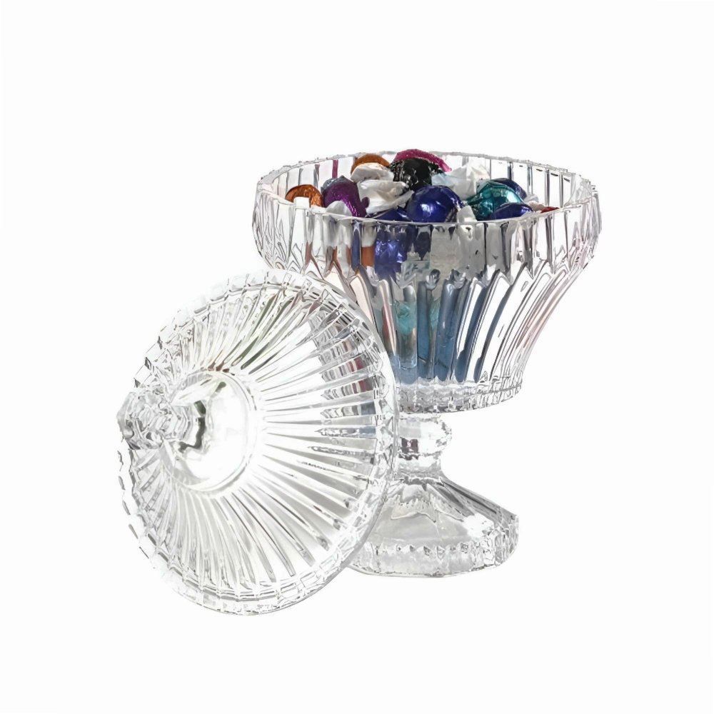 Bomboniere com Pé Renaissance Lyor - Cristal