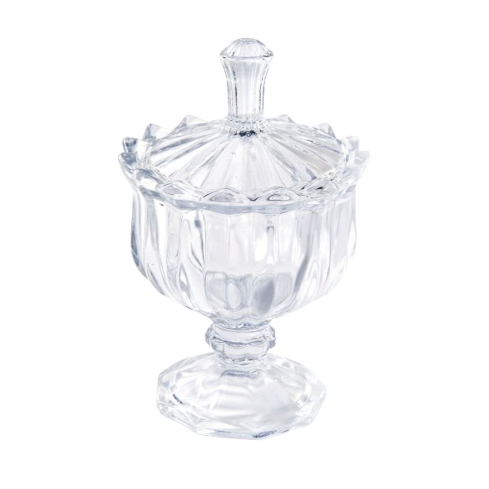 Bomboniere Com Pé Sheila Hauskraft 9,5Cm - Vidro