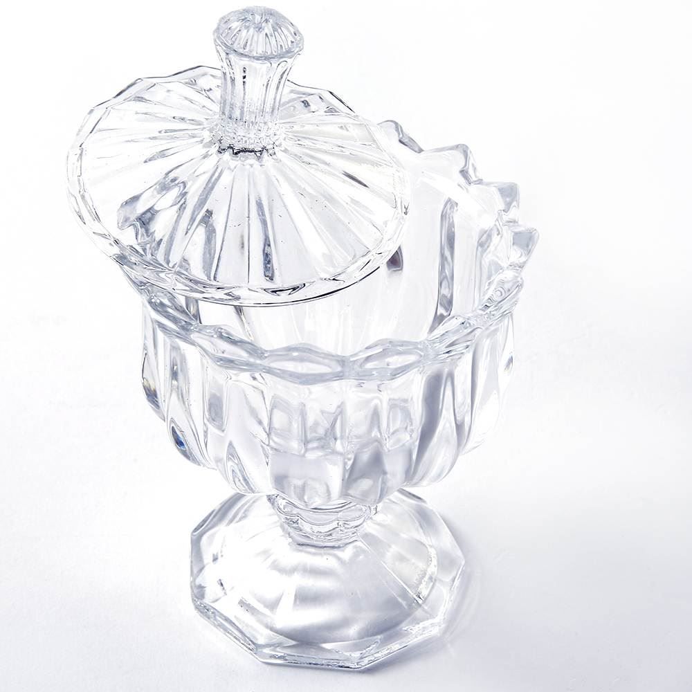 Bomboniere Com Pé Sheila Hauskraft 9,5Cm - Vidro