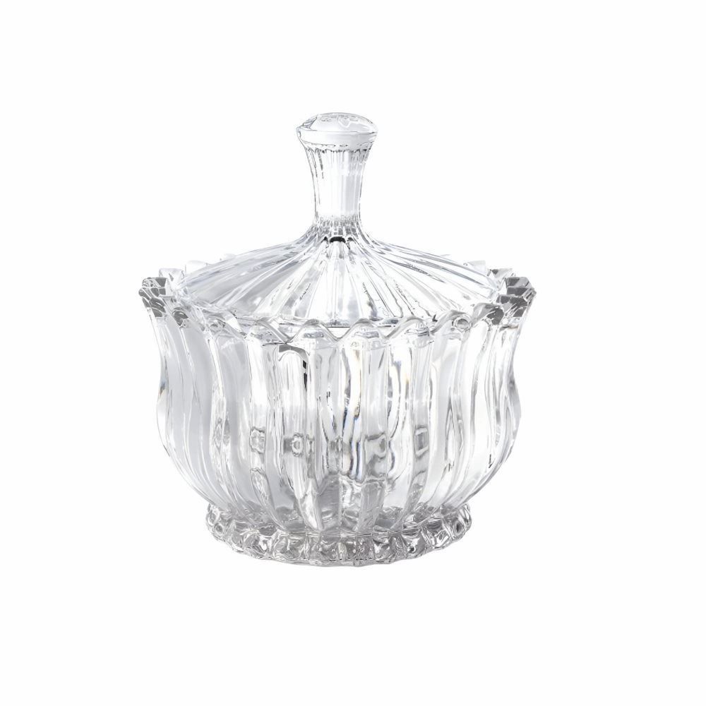 Bomboniere De Vidro Mônaco Havan Casa 820Ml - Transparente