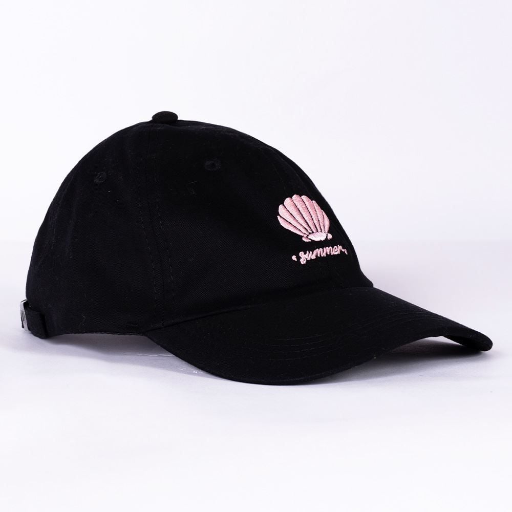 Boné Feminino Bordado Concha Boby Blues - Preto