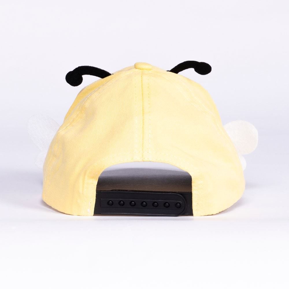 Boné Infantil Menina 1 a 3 Anos Abelha Yoyo Kids - Amarelo
