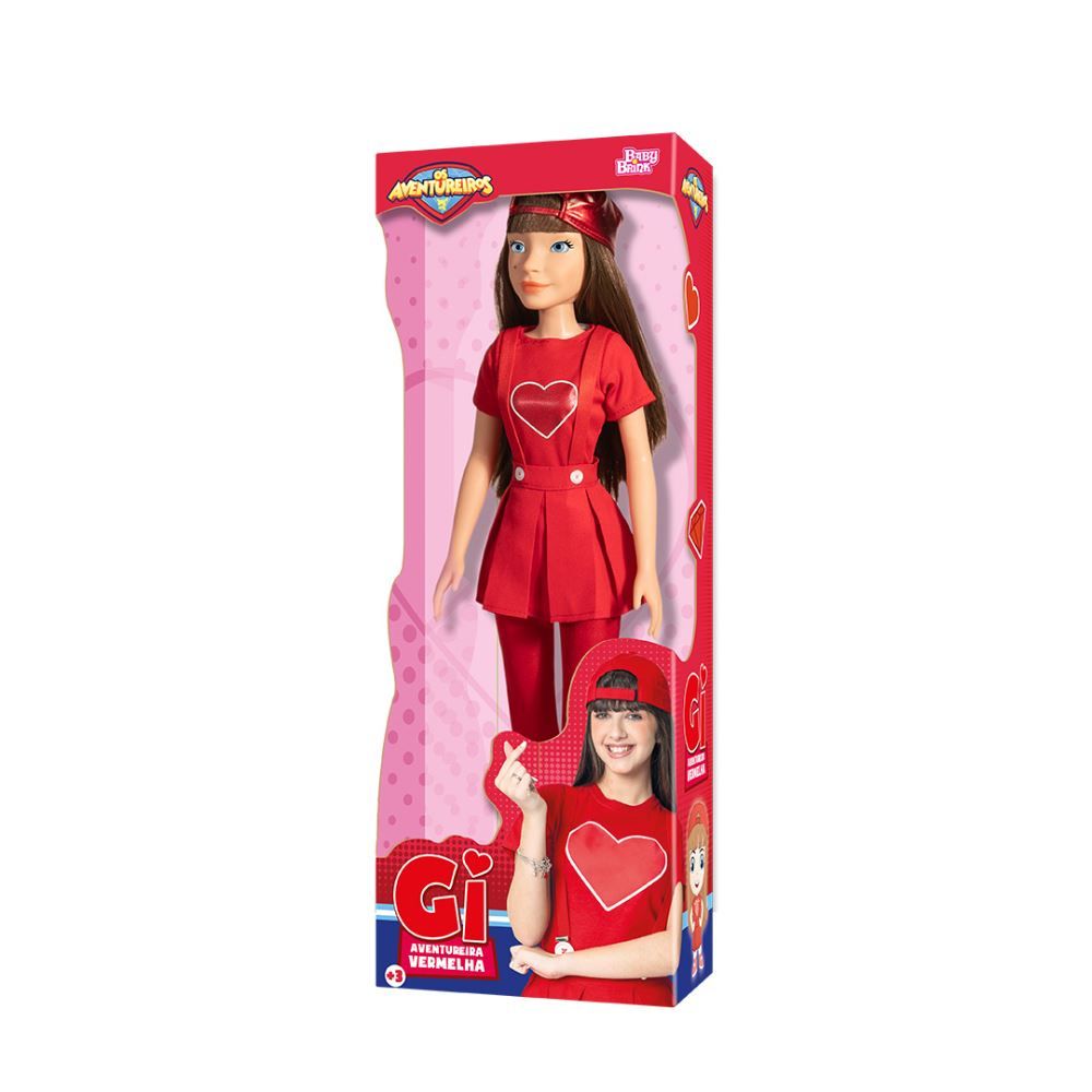 Boneca 1243 Gi Aventureira Novabrink