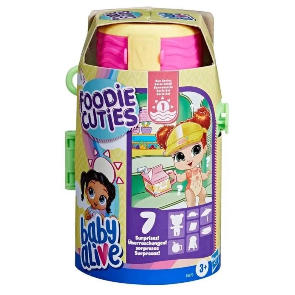 Boneca Baby Alive Foodie Cuties Bottle Hasbro Com 6 Surpresas - Sortido