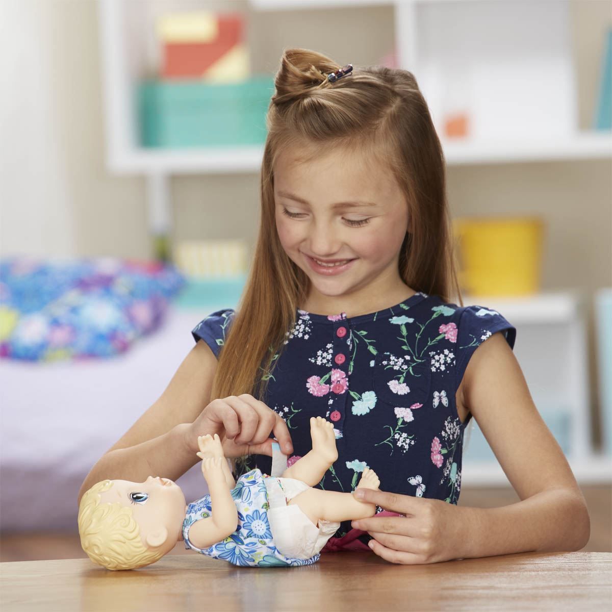 Boneca Baby Alive Hora Do Xixi Loira Hasbro - E0385