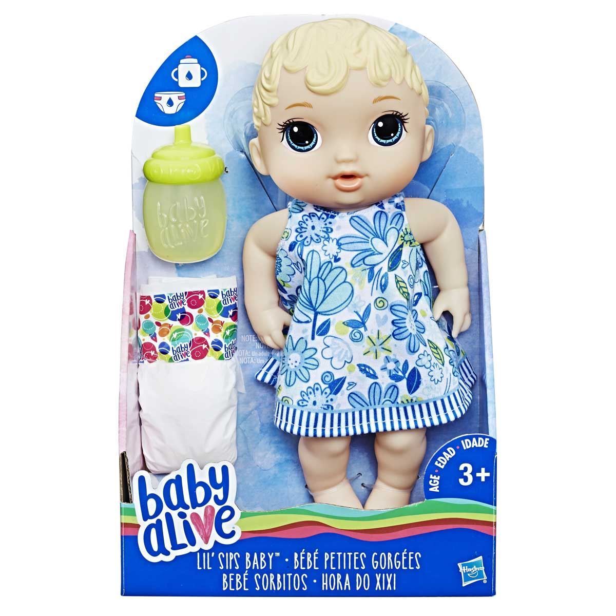 Boneca Baby Alive Hora Do Xixi Loira Hasbro - E0385