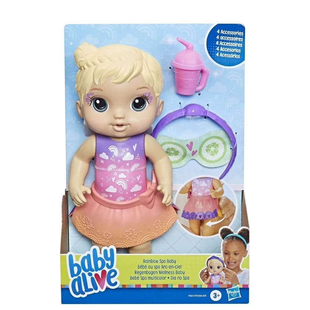 Boneca Baby Alive Loira Dia No Spa Hasbro - F5617