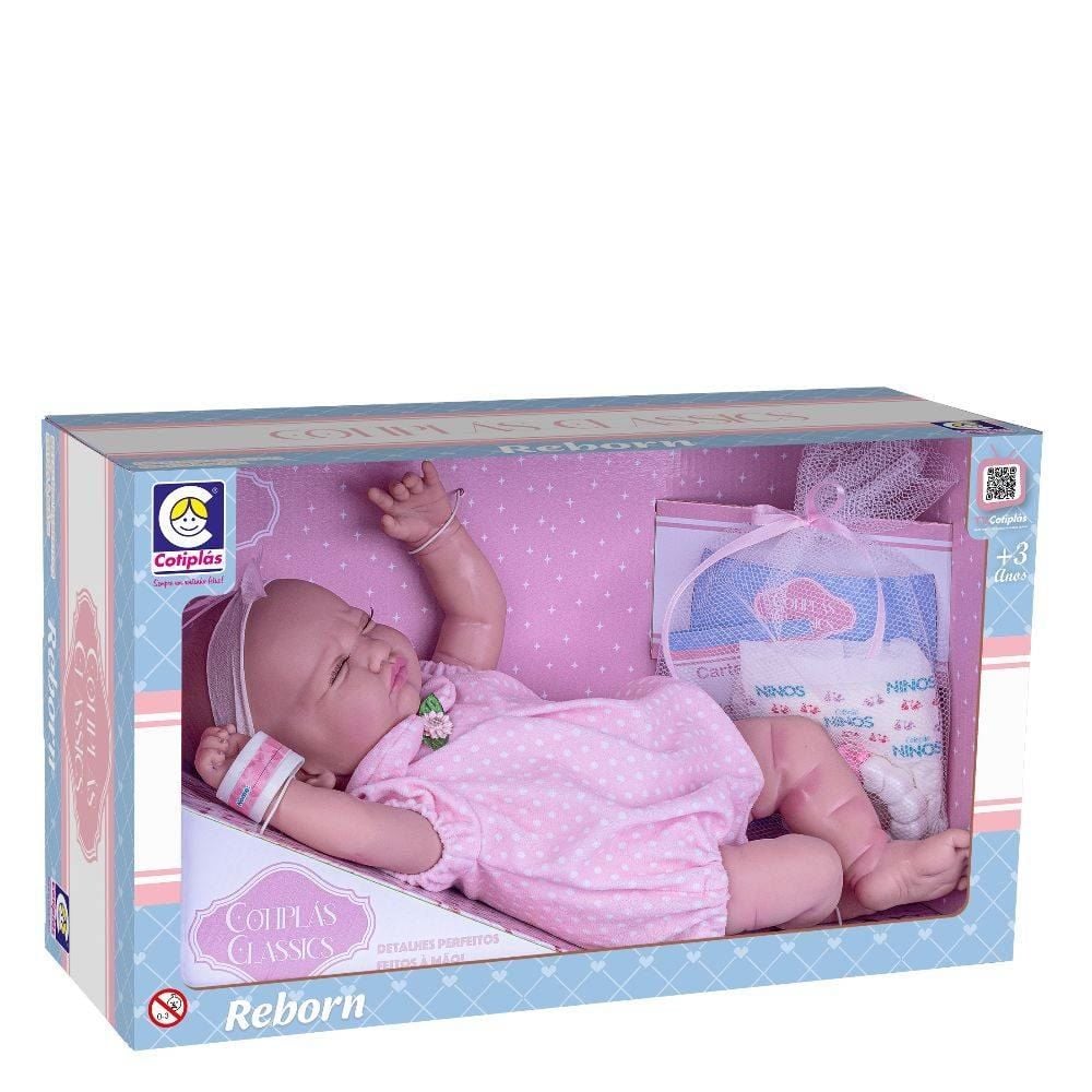 Boneca Baby Classics Menina Cotiplás - 2773