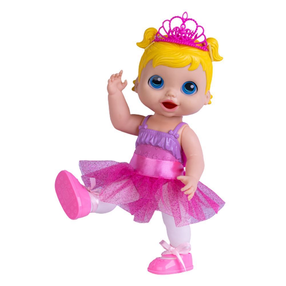 Boneca Baby Collection Bailarina Super Toys - Rosa