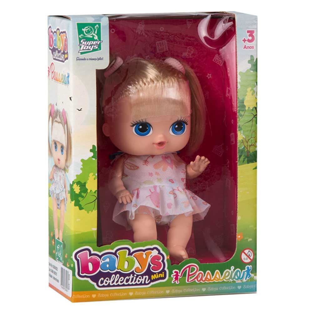 Boneca Baby Mini Passeio Super Toys - 498
