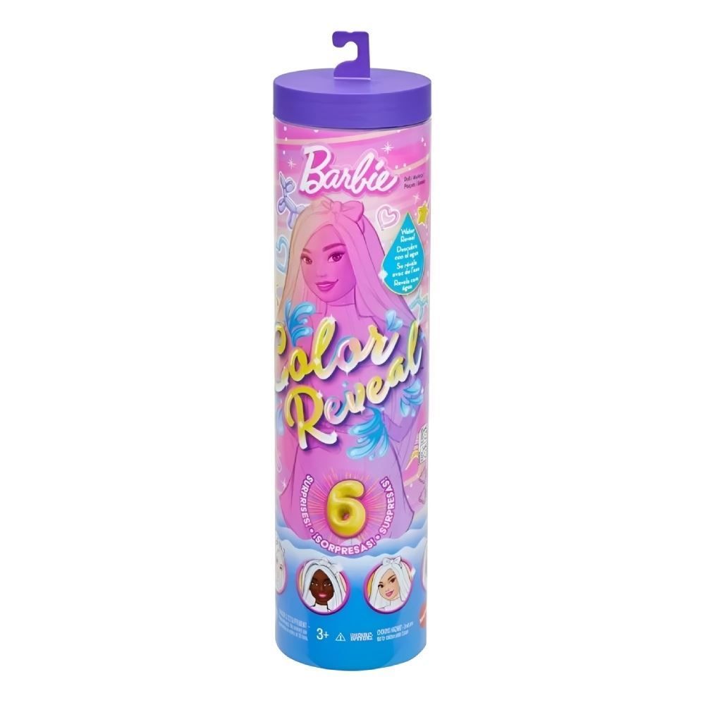 Boneca Barbie Animais com Balões Color Reveal Mattel - Sortido
