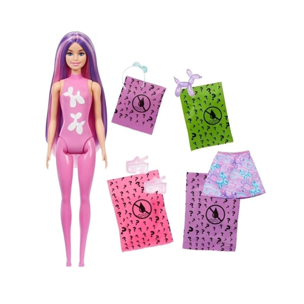 Boneca Barbie Animais com Balões Color Reveal Mattel - Sortido