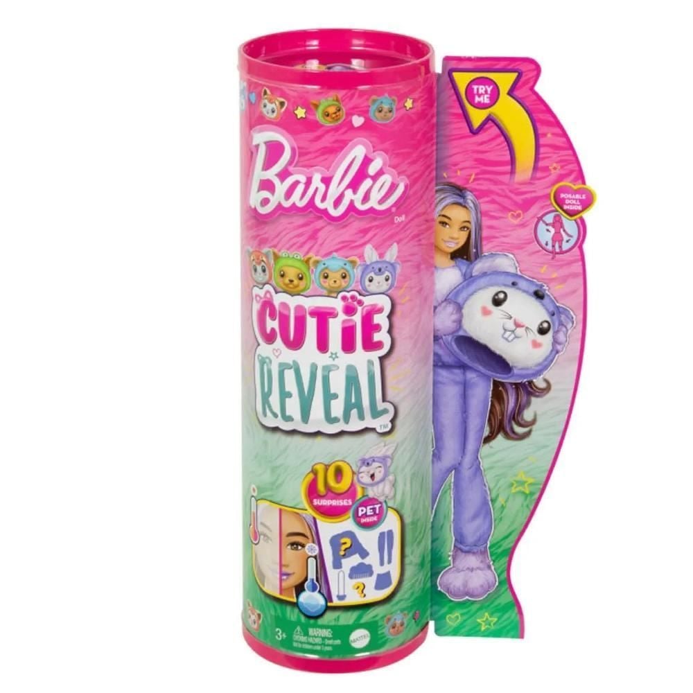 Boneca Barbie Cutie Reveal Disfarces De Animais Mattel - HRK22