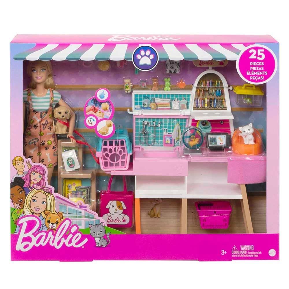 Boneca Barbie Estate Pet Shop Mattel - GRG90
