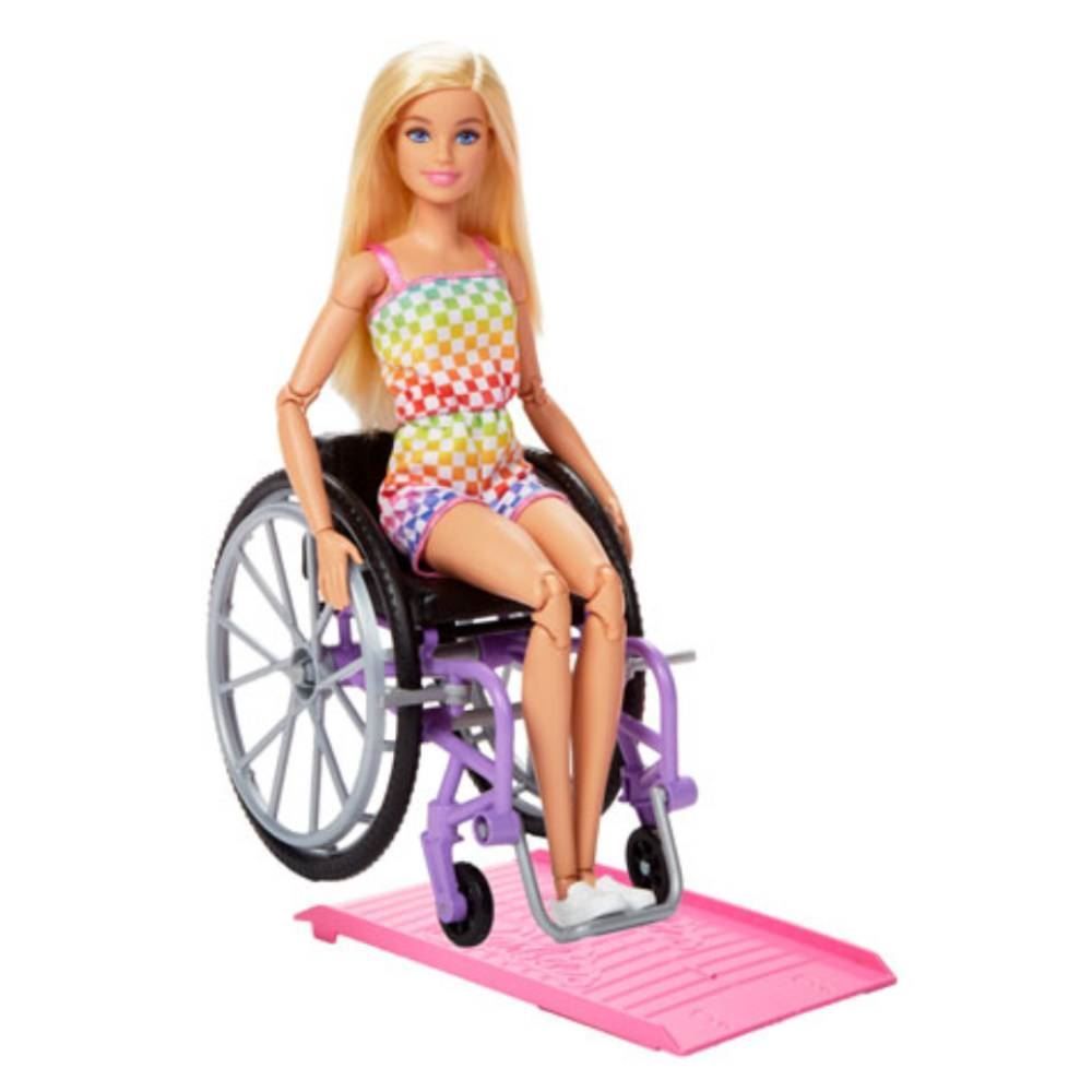 Boneca Barbie Fashionista Cadeira De Rodas Mattel - HTJ13