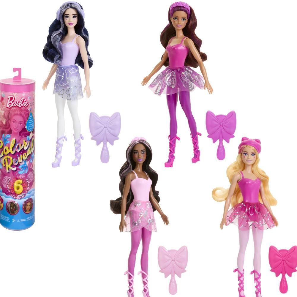 Boneca Barbie Surpresa Bailarina Color Reveal Mattel - HRK17