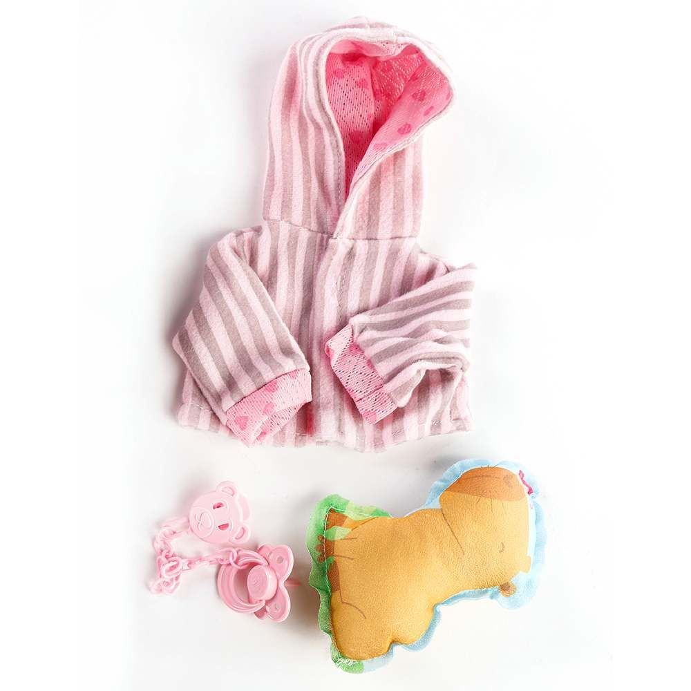 Boneca Bebê Coração Reborn Naninha Milk Brinquedos - 811