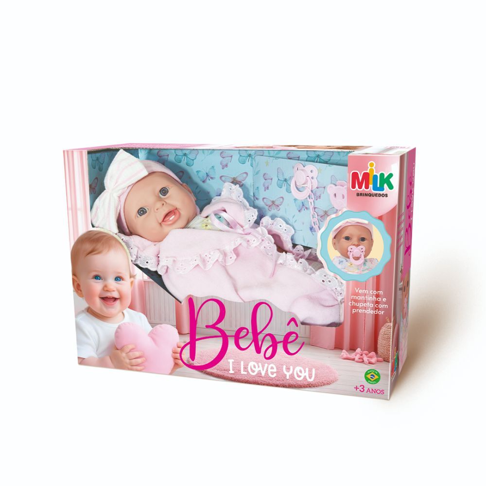 Boneca Bebe I Love You