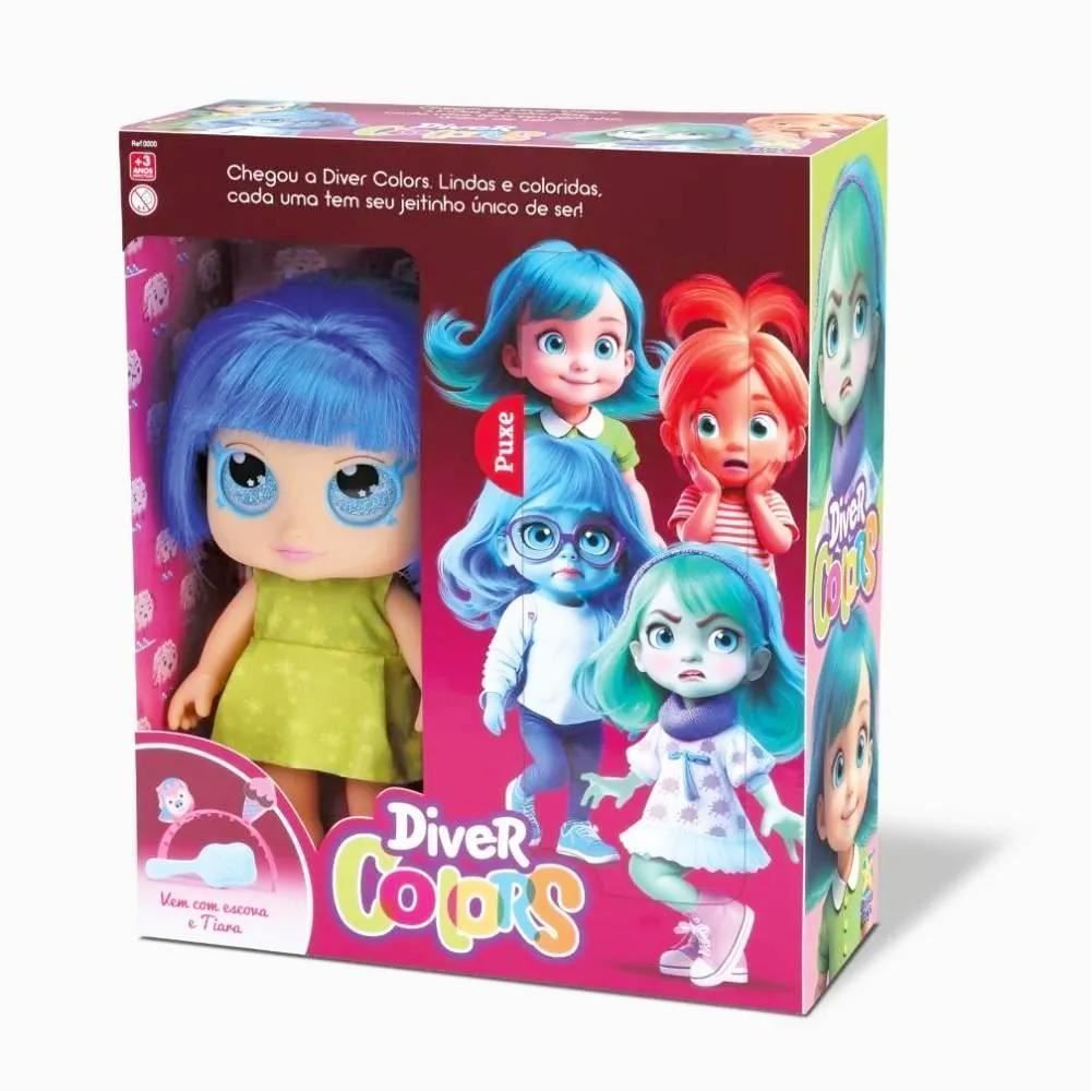 Boneca Diver Colors Divertoys - 8326