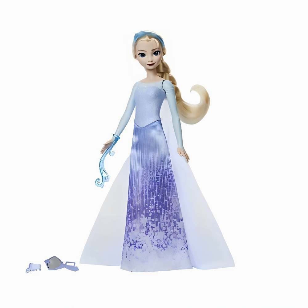 Boneca Elsa Disney Frozen Spin And Reveal Mattel - JBG59
