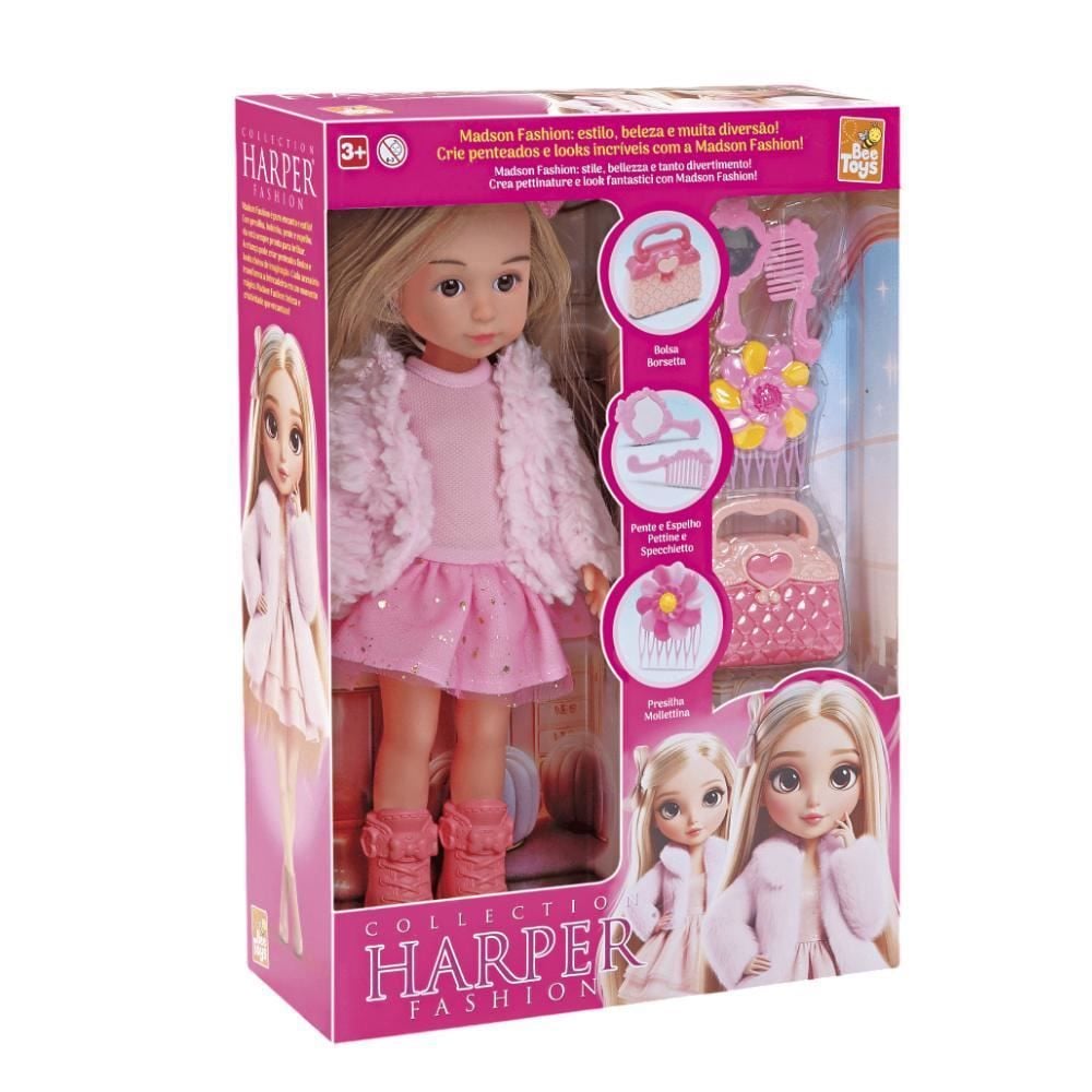 Boneca Harper Fashion Bee Toys - 1108