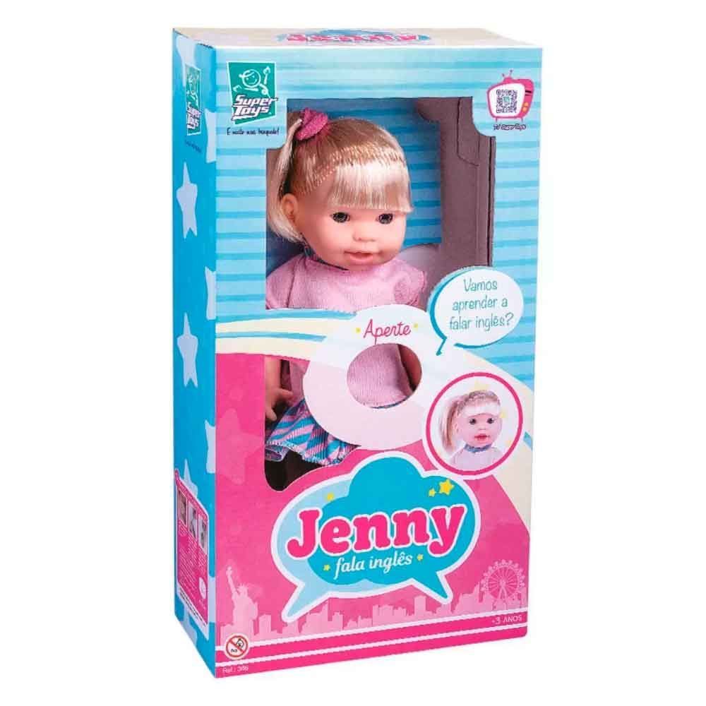 Boneca Jenny Fala Inglês Super Toys - 366