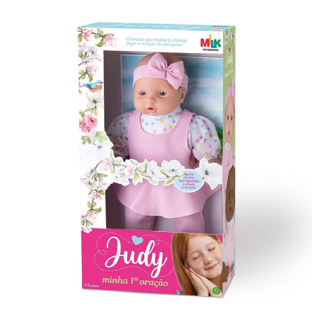 Boneca Judy Minha 1 Oração Milk Brinquedos - 673