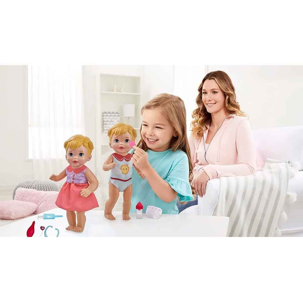 Boneca Little Mommy 32Cm Cuidados Loira Mattel - 1026