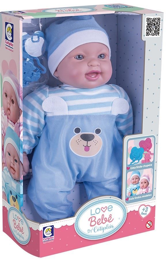 Boneca Love Bebe By Cotiplas- Menino