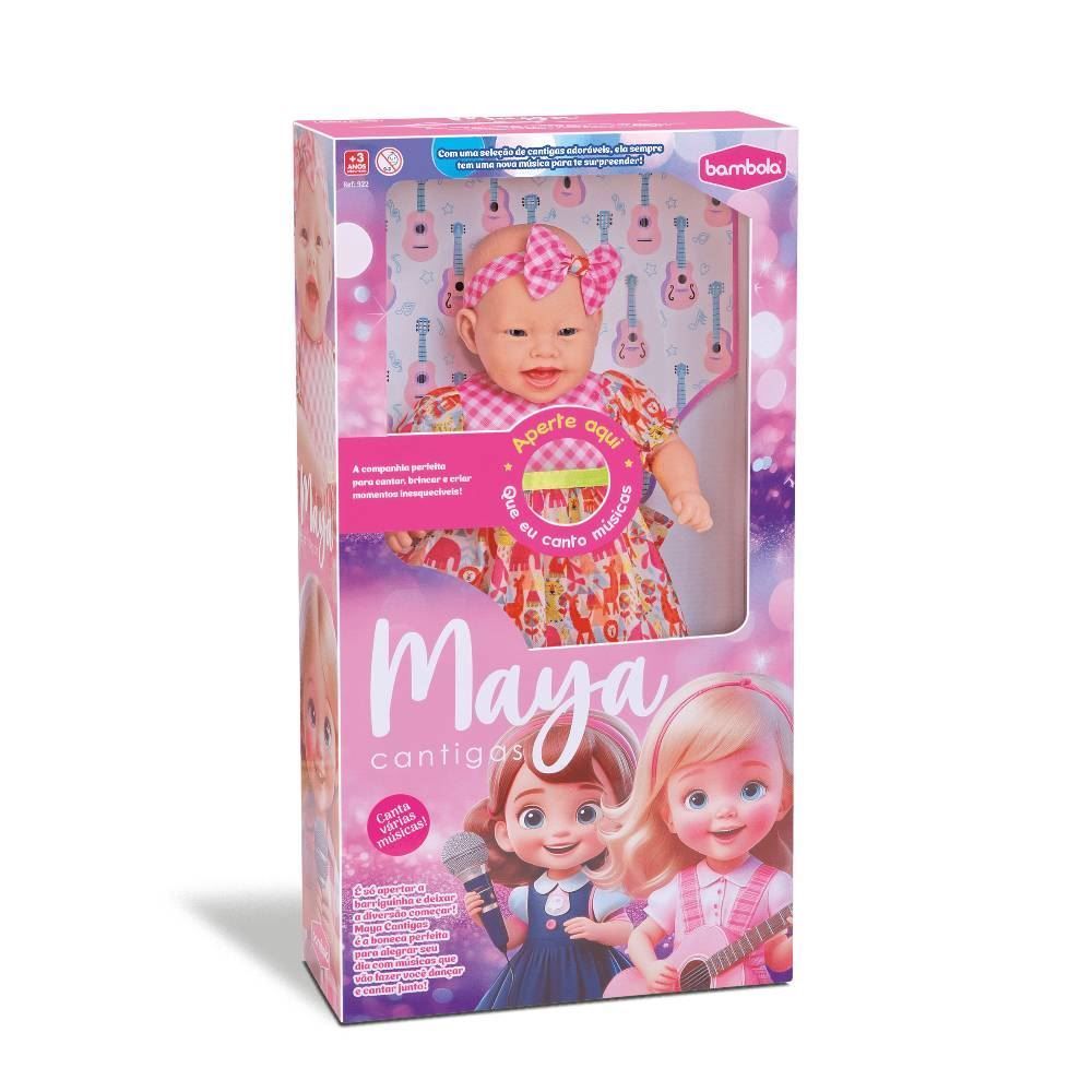 Boneca Maya Cantigas Bambola Brinquedos - 922