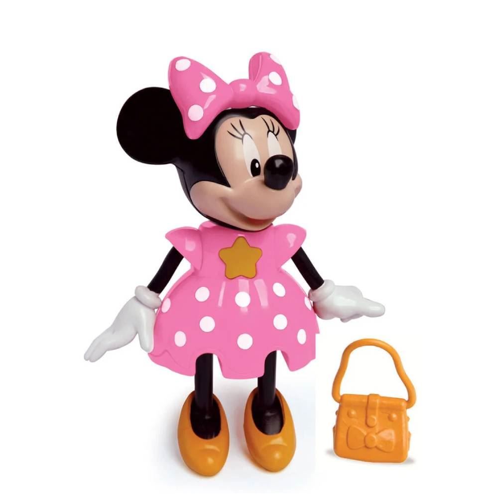 Boneca Minnie Mouse Conta Histórias Com Bolsa Elka - 856