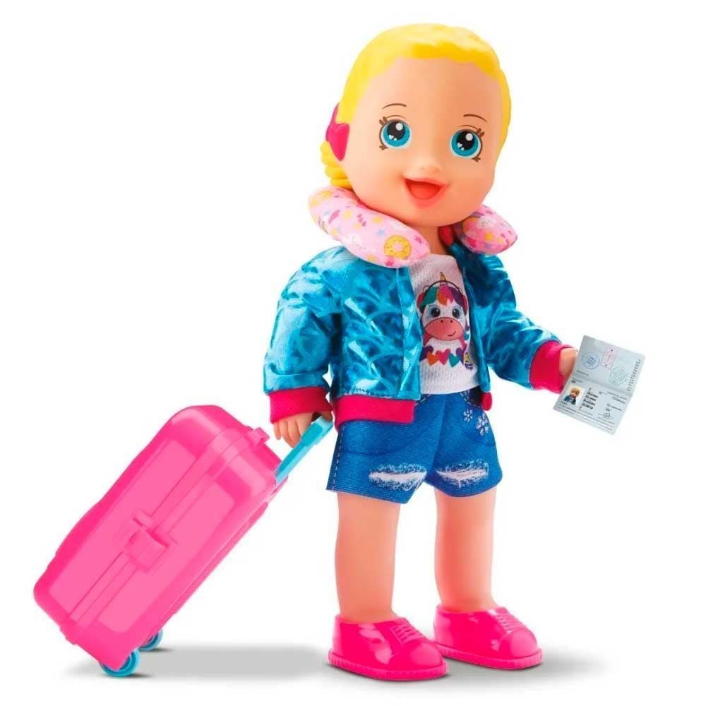 Boneca My Little Vamos Viajar Menina Divertoys - 8177