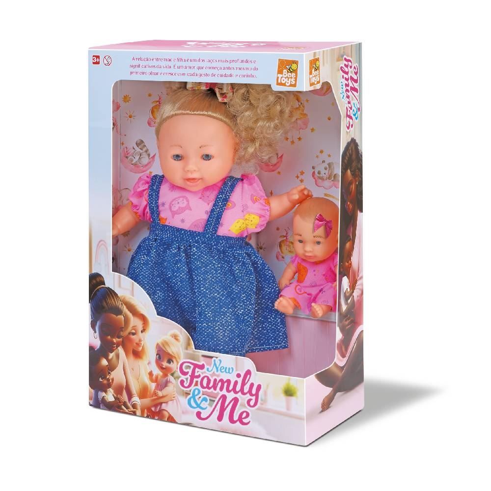 Boneca Nova Família Bee Toys - 1046