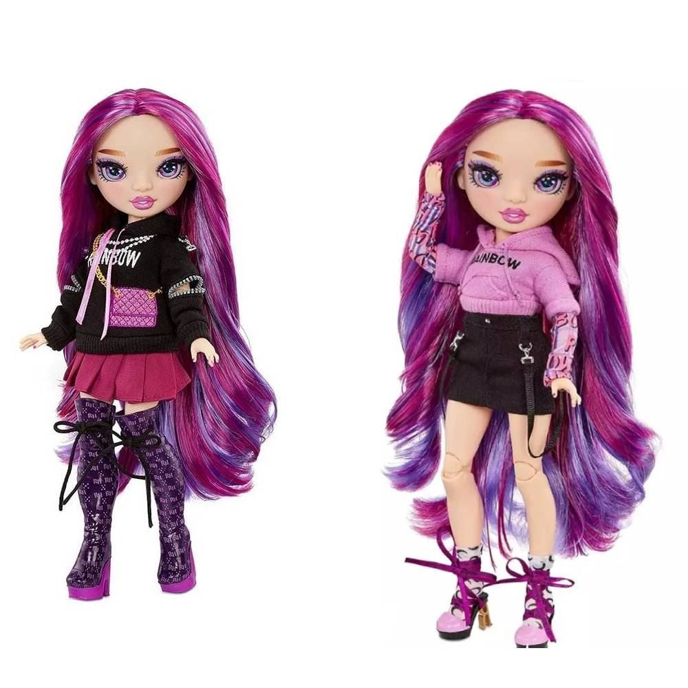 Boneca Rainbow High Core Emi Vanda Com Acessórios - Roxo