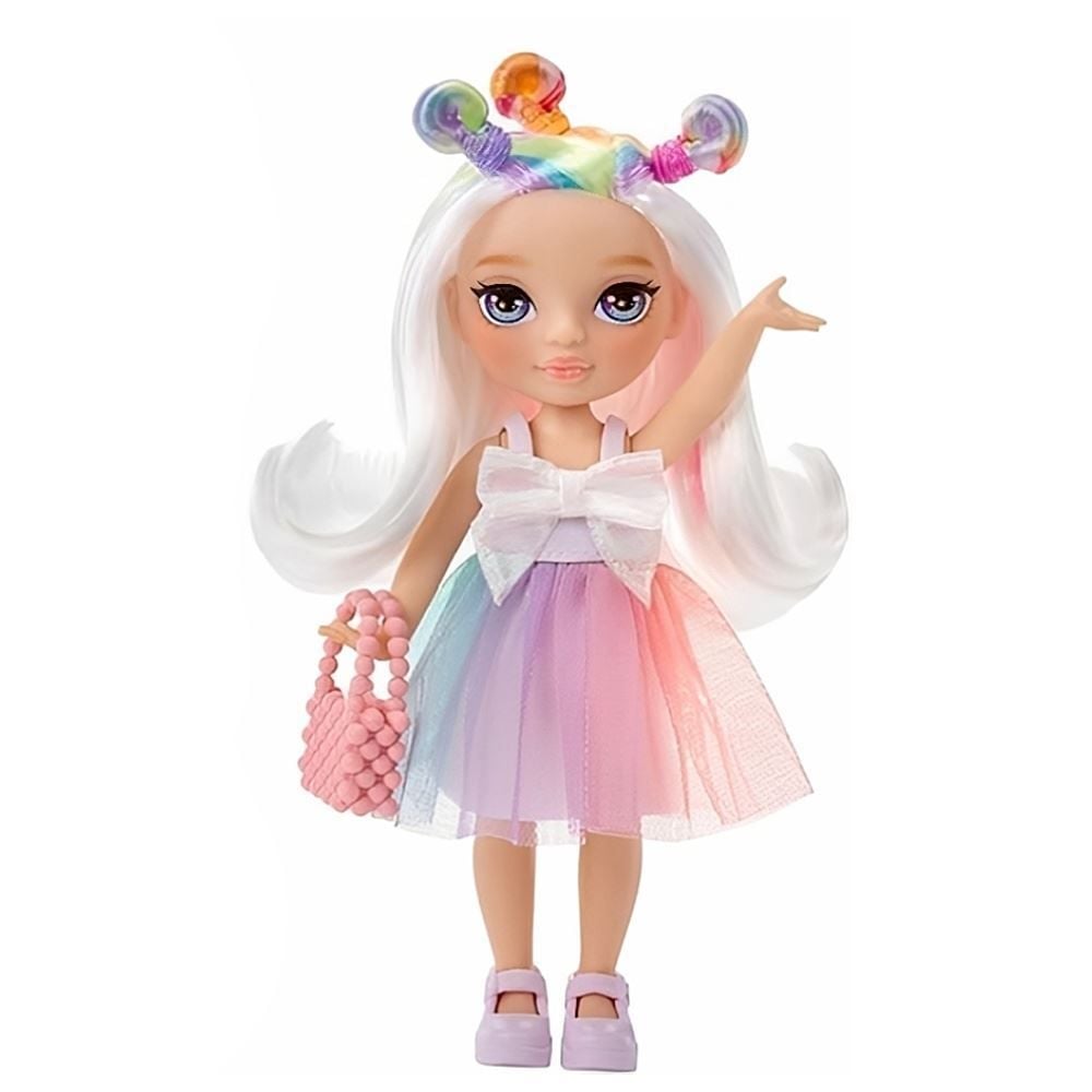 Boneca Rainbow High Littles Dolls m Brinq - Branco