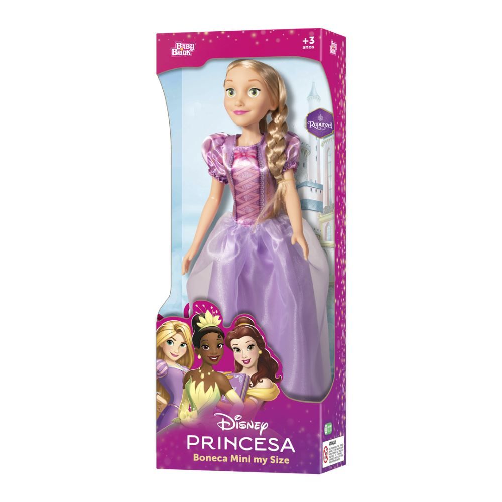 Boneca Rapunzel Mini My Size Novabrink
