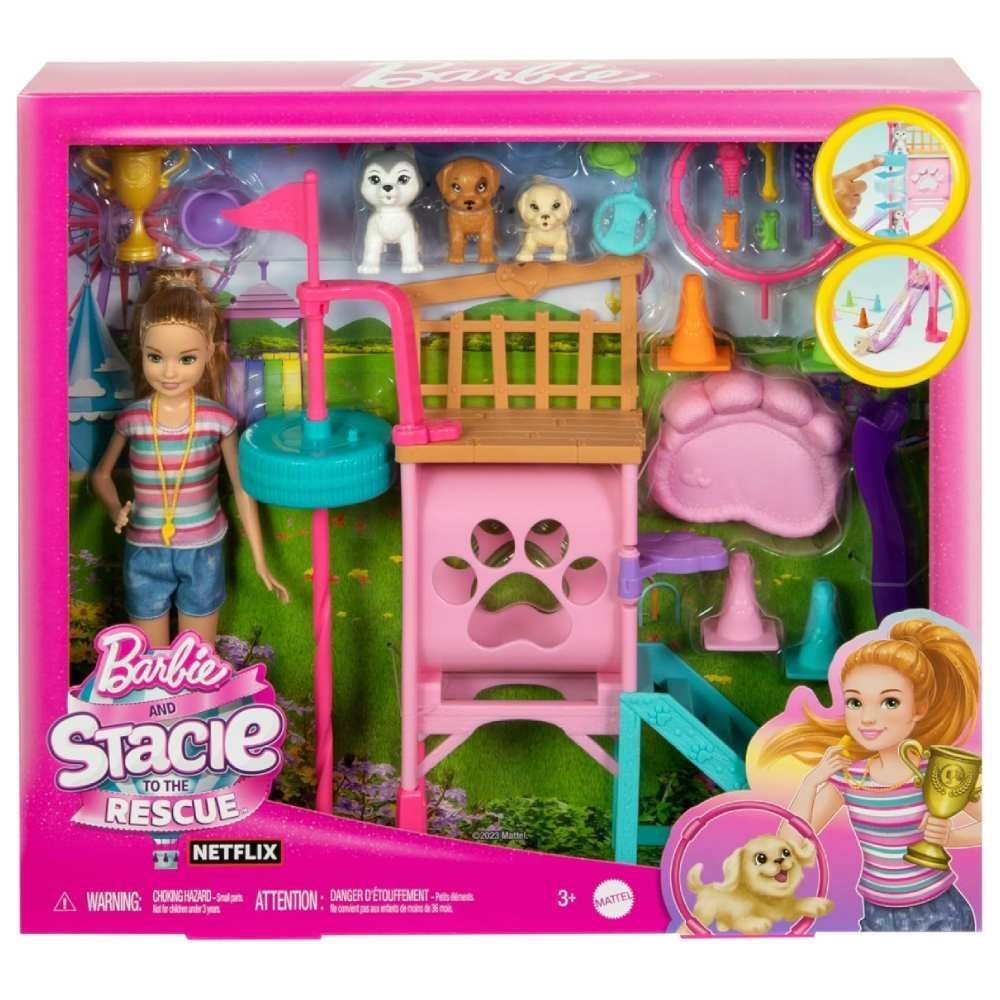 Boneca Stacie Treinadora de Cachorrinhos Mattel