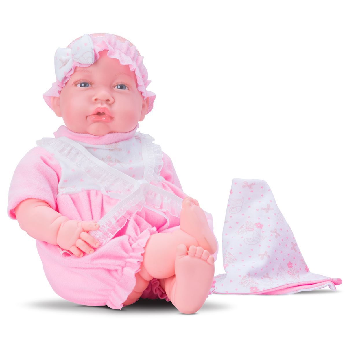 Boneca Valentina com Canguru Bee Toys - Rosa