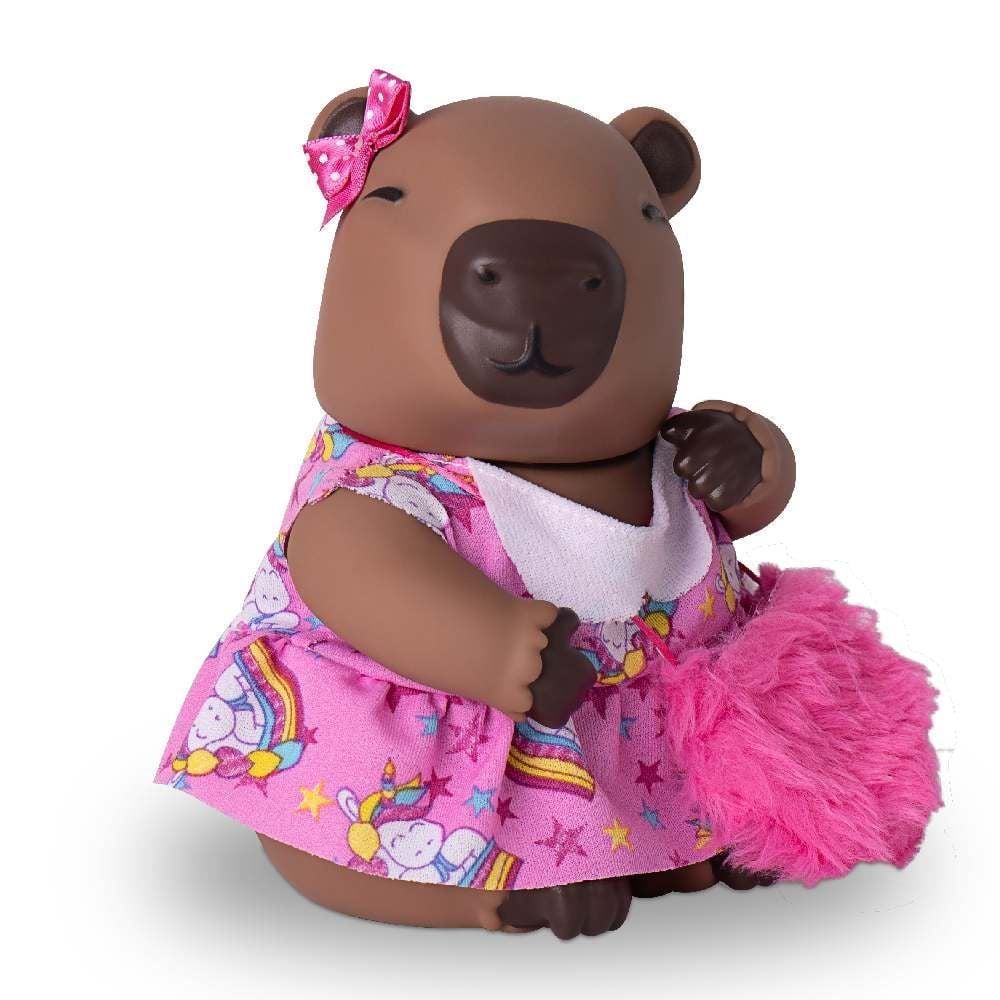 Boneco Diver Capivara Com Vestido Divertoys - 8385