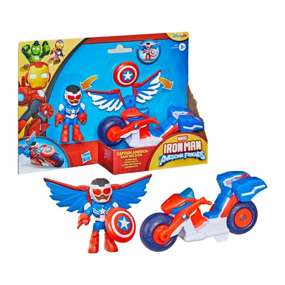 Boneco e Veículo Homem de Ferro e Seus Amigos Marvel Habro - Sortido