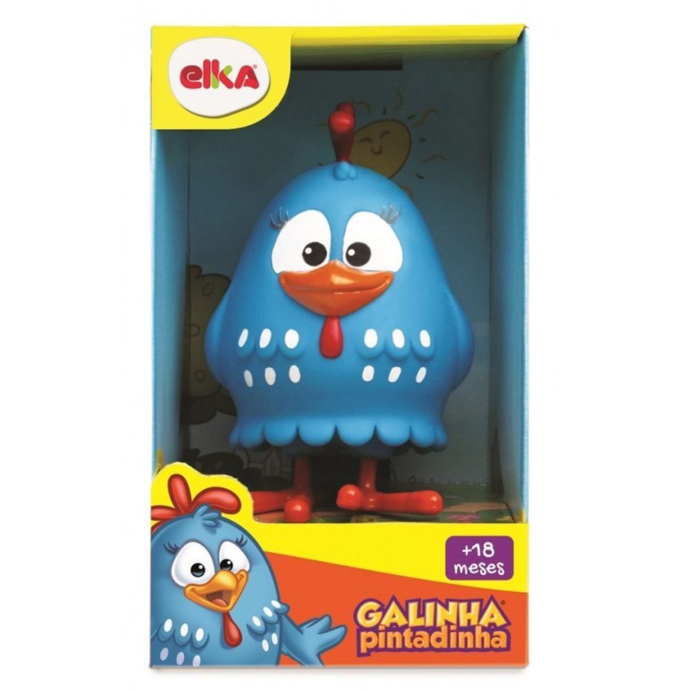 Figura Galinha Pintadinha Vinil Elka - 1127