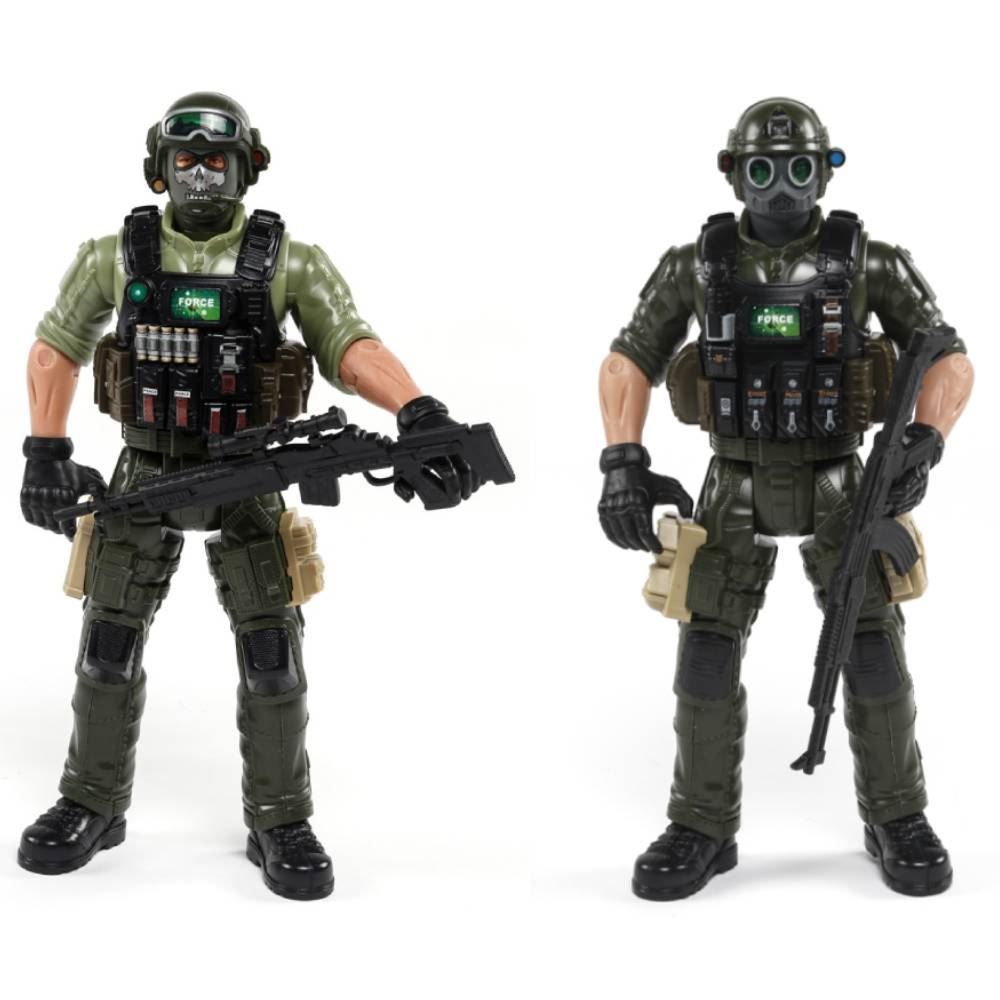 Boneco Heroes Forces Soldado Militar Havan Toys - HBR0712 Sortido