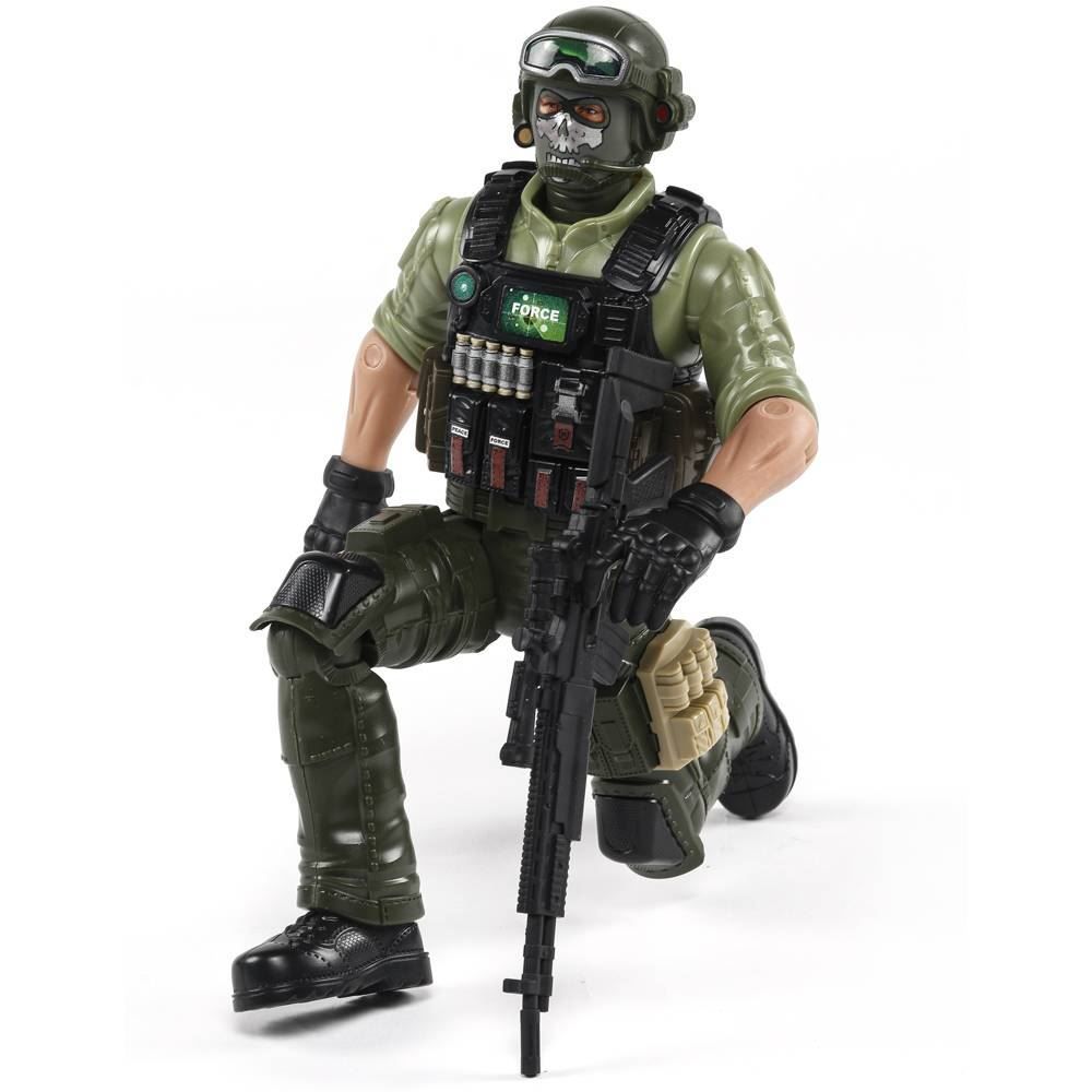 Boneco Heroes Forces Soldado Militar Havan Toys - HBR0712 Sortido