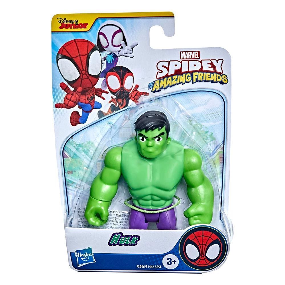 Boneco Hulk Marvel Spidey And His Amazing Friends Herói Hasbro - F3996