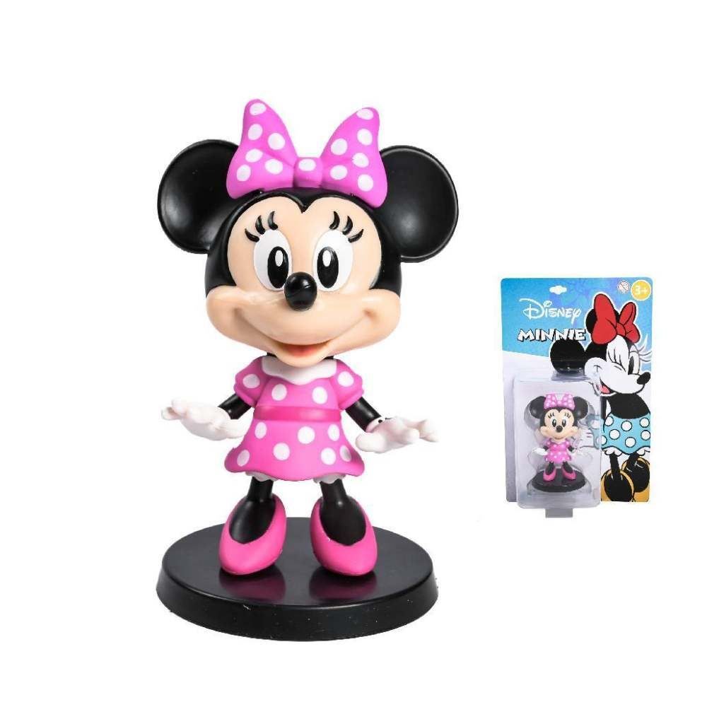 Boneco Miniatura Disney Minnie Rosa - DIS0313