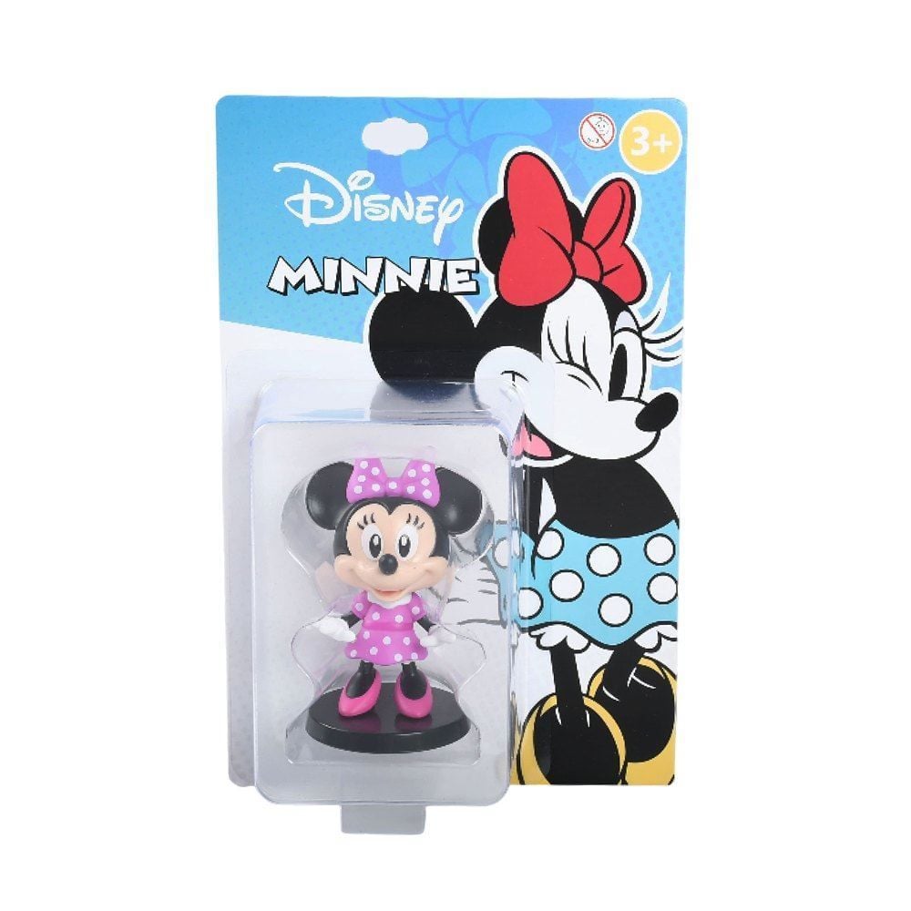 Boneco Miniatura Disney Minnie Rosa - DIS0313