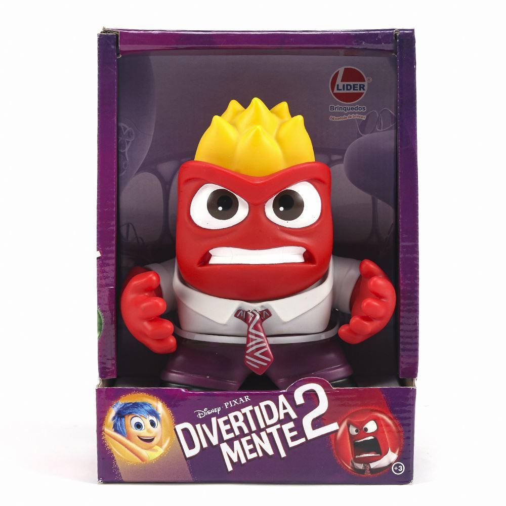 Boneco Raiva De Divertidamente Líder Brinquedos - 3700