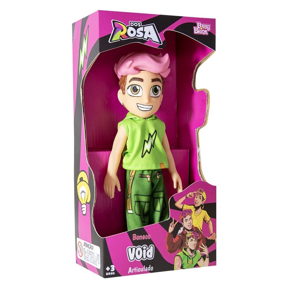 Boneco Void dos Rosa Novabrink
