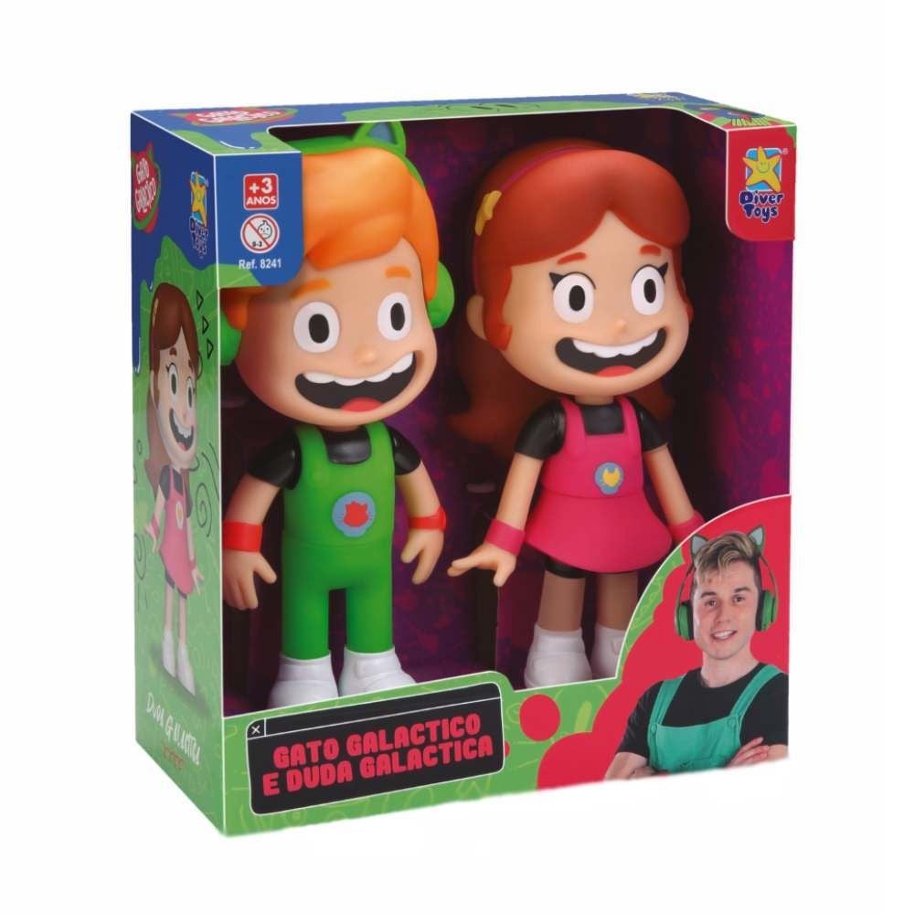 Bonecos Gato Galáctico E Duda Divertoys - 8241