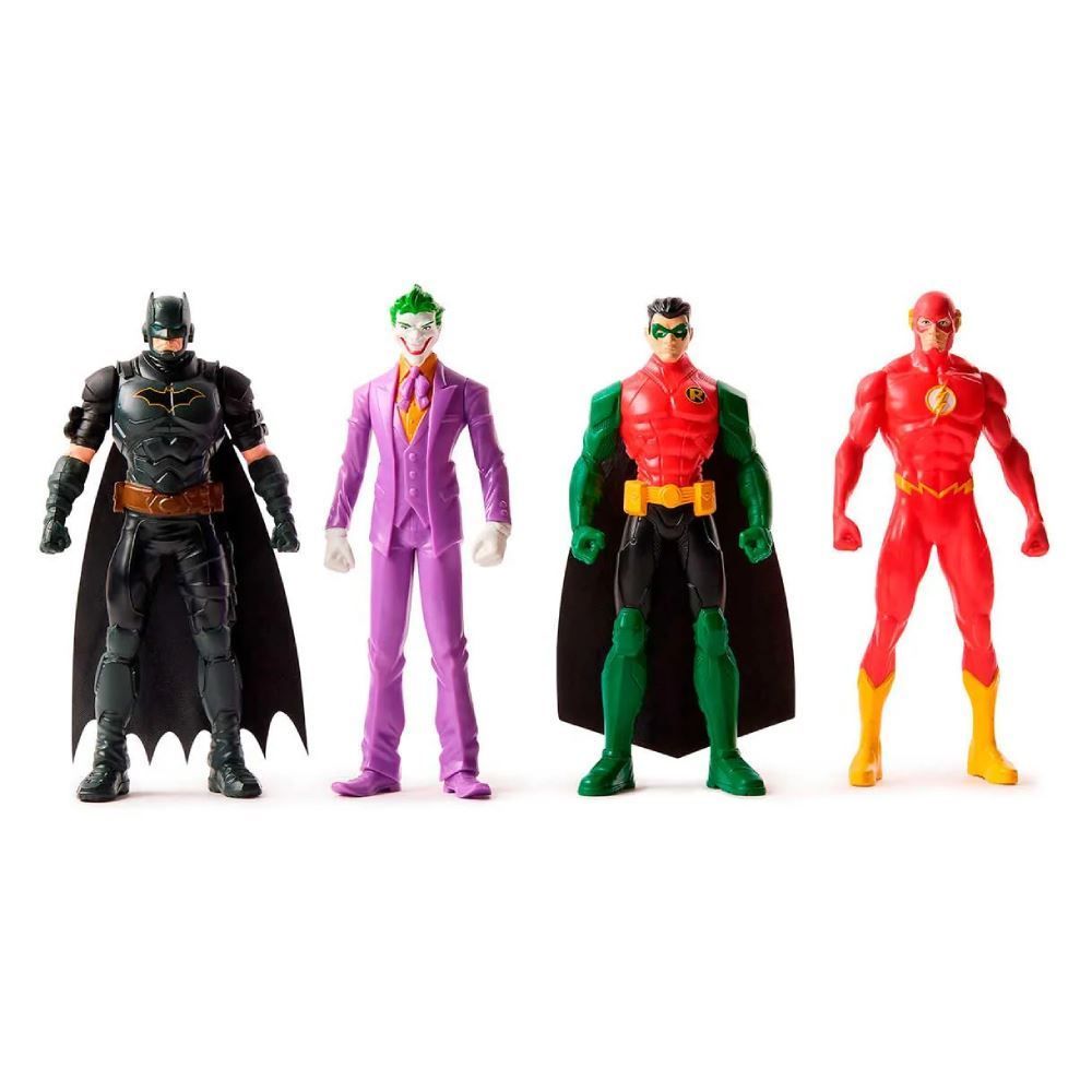 Bonecos Turma Do Batman Sunny Brinquedos 4 Peças - 4180